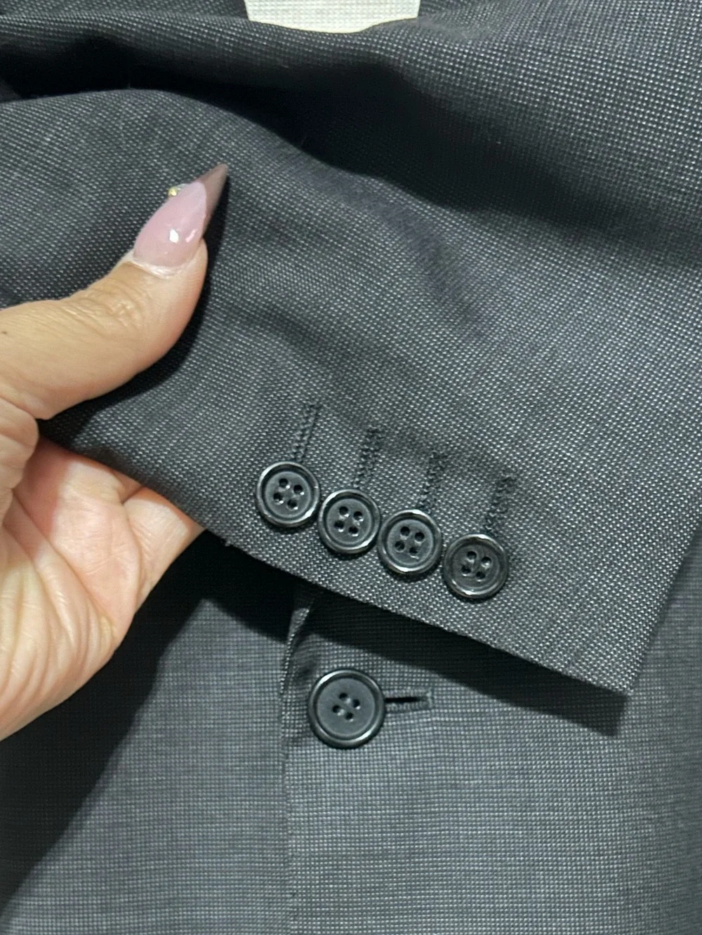 Canali single-breasted suit jacket Gray 100% Pure Wool 52R